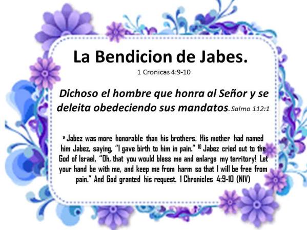 La Bendicion de Jabes Jul-30-17