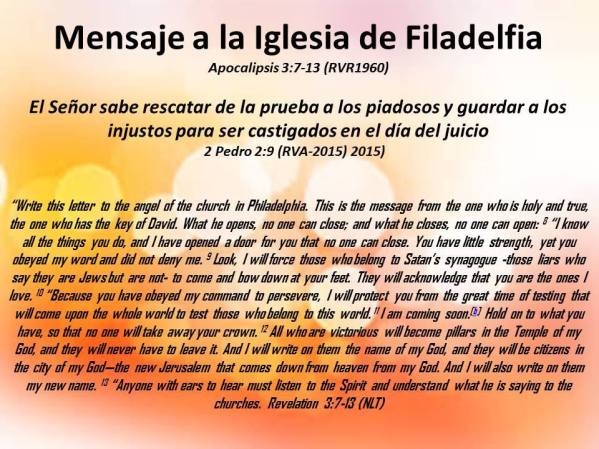 11 Mensaje a la Iglesia de Filadelfia 112617