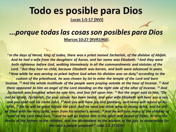 12 Todo es posible para Dios 121717