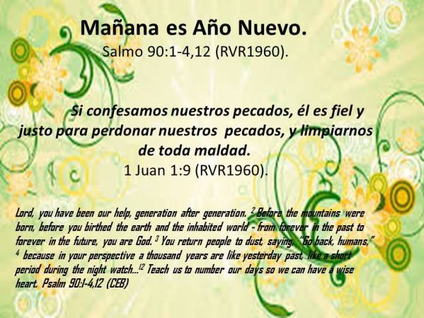 12 Mañana es Año Nuevo 123117