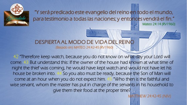 Despierta al modo de Vida del Reino 102818