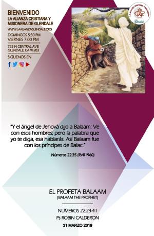 El Profeta Balaam 033119