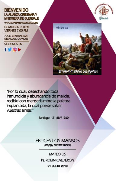 07 Felices los Mansos 072119